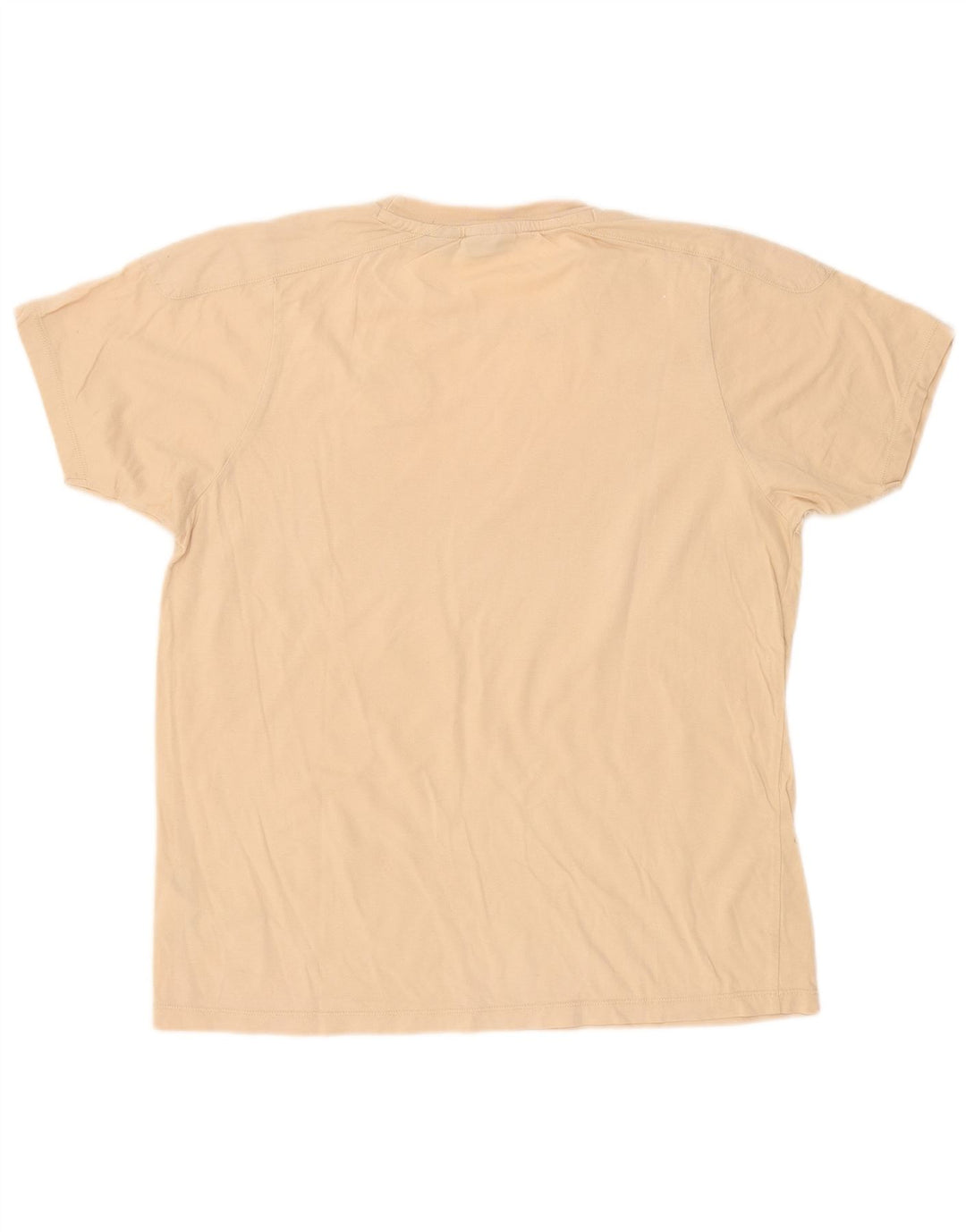 Fila - Camiseta gráfica para hombre, talla grande, algodón beige