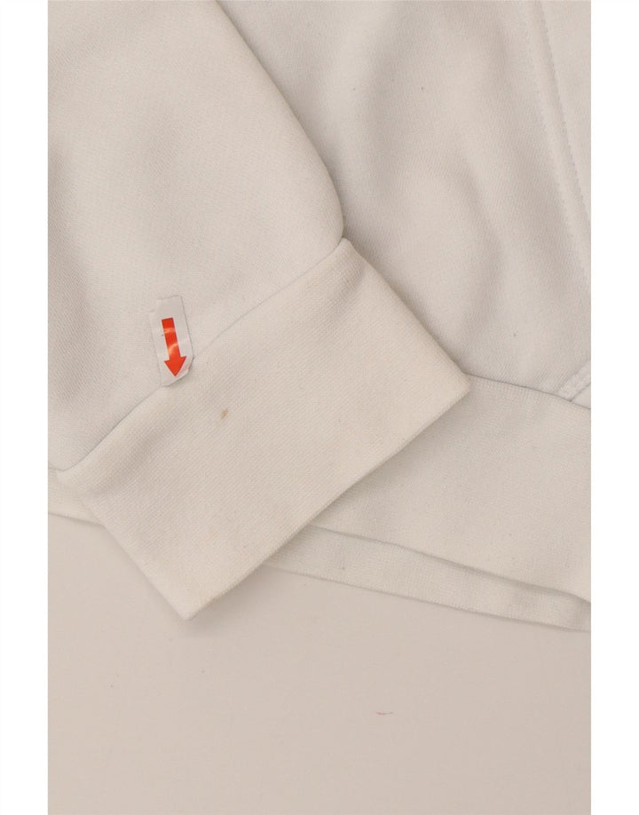 Adidas - Sudadera con capucha para hombre, tamaño pequeño, algodón blanco