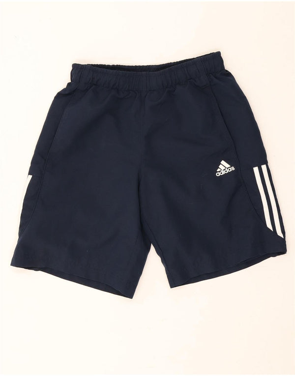 Adidas Mens Climalite Sport Shorts Pequeño Azul Marino Poliéster