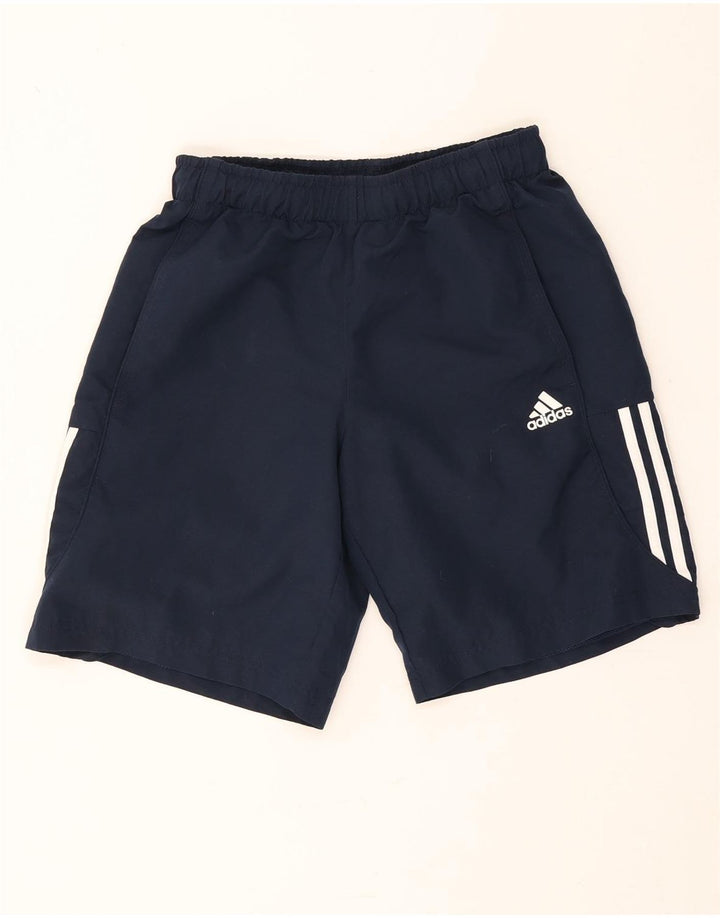 Adidas Mens Climalite Sport Shorts Pequeño Azul Marino Poliéster