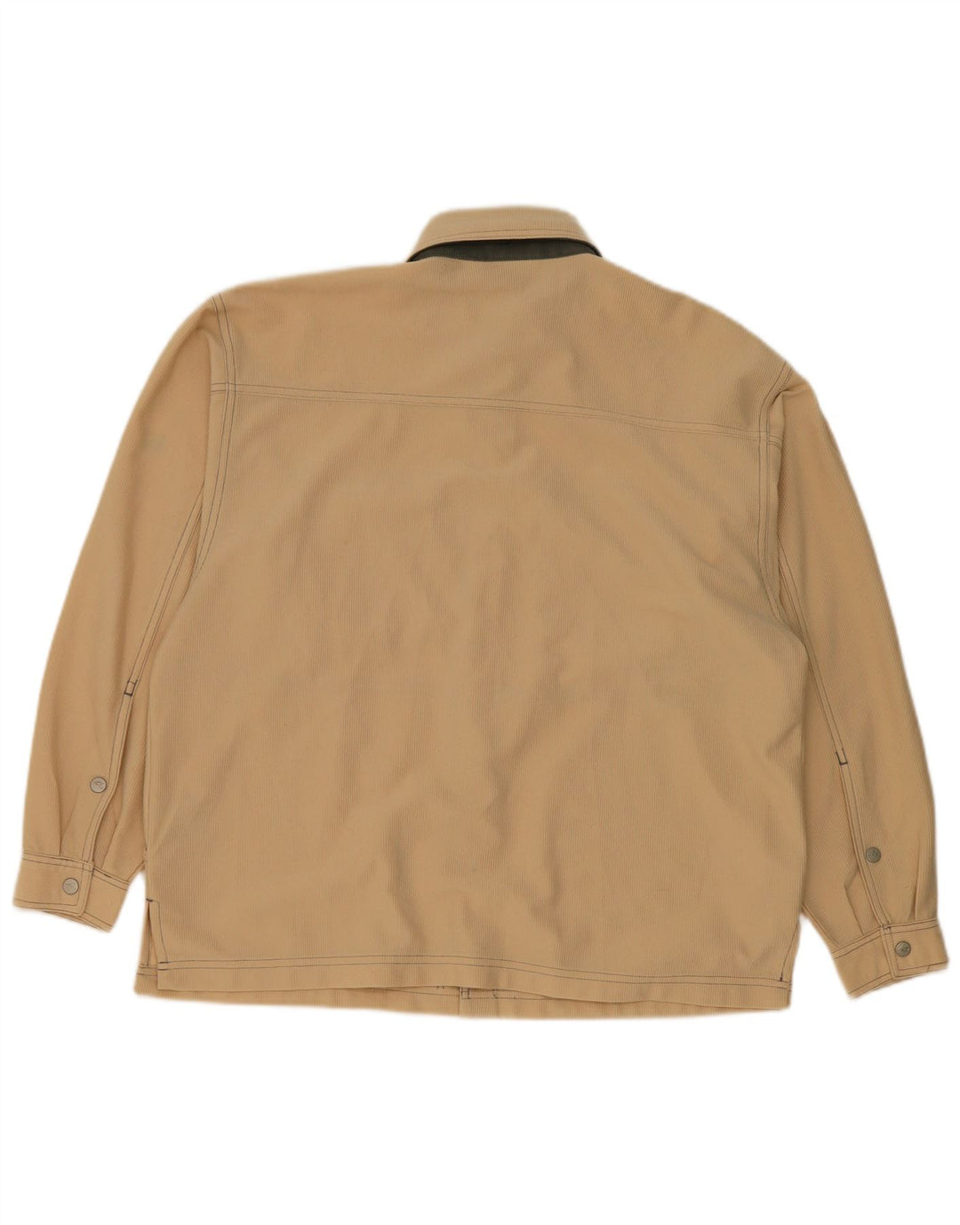 Diadora Camisa holgada para hombre ES 36 Small Beige Poliéster