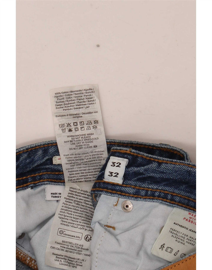 Jack & Jones Vaqueros Rectos Hombre W32 L32 Algodón Azul