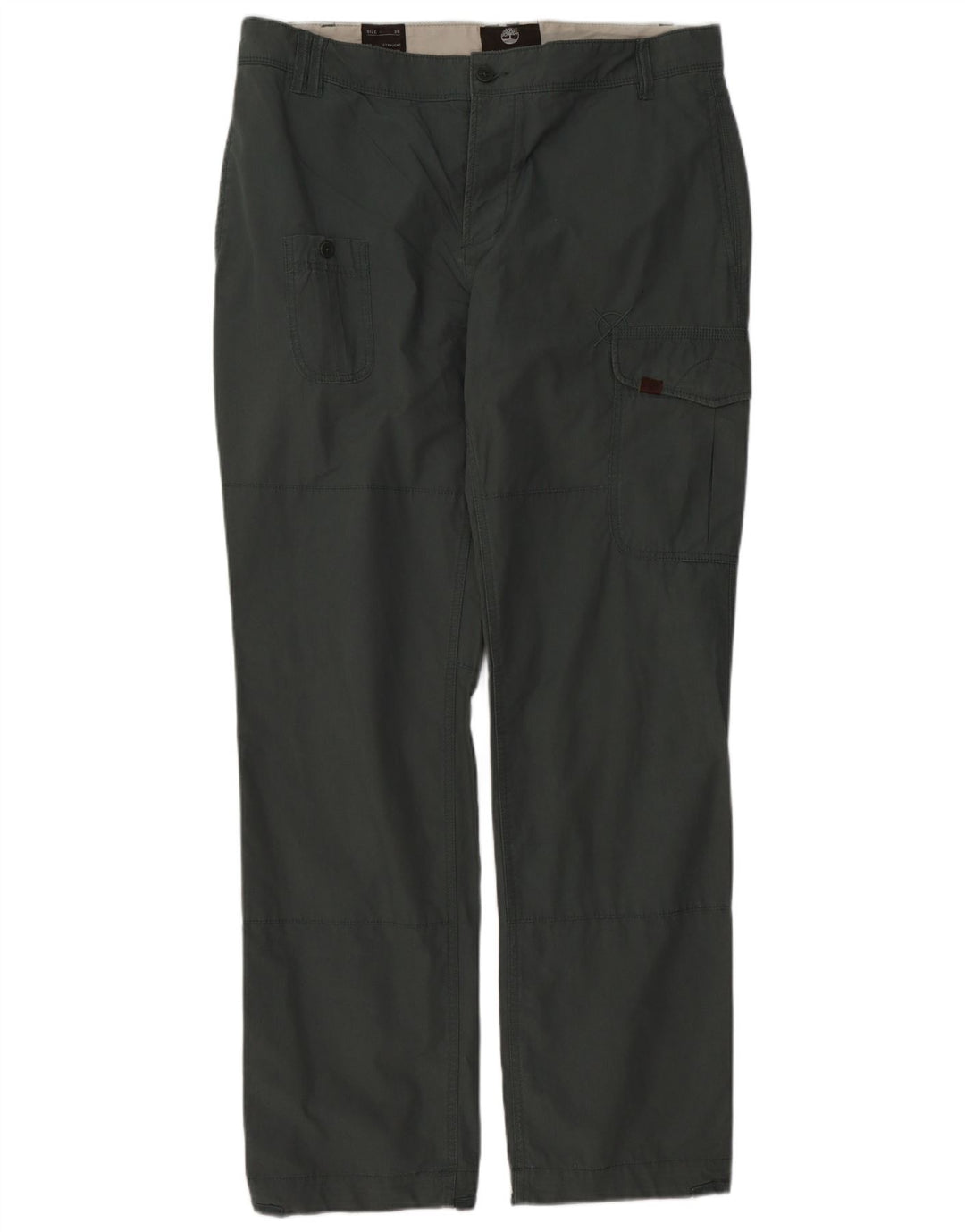 TIMBERLAND Pantalón cargo recto para hombre W36 L34 Algodón verde