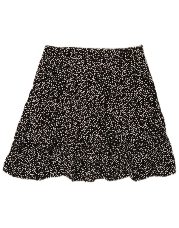 Minifalda Roxy para Mujer con Gradas XS W25 Viscosa Floral Negra