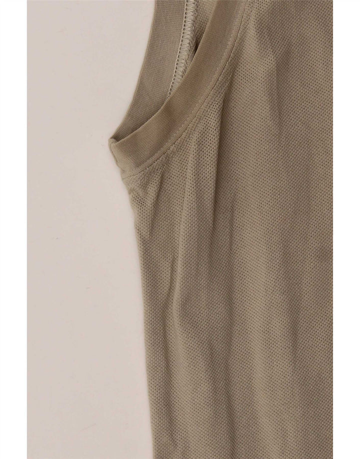 Lacoste Polo Sin Mangas Para Mujer EU 42 Grande Gris