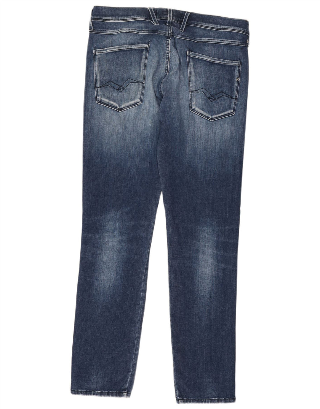 REPLAY Vaqueros Slim Mujer W34 L31 Azul Marino