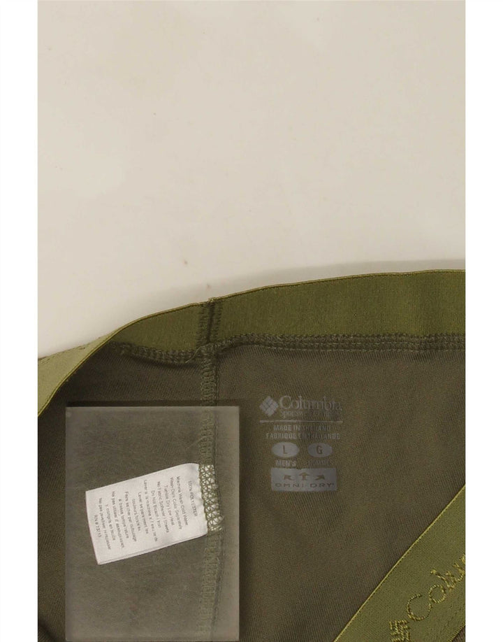 Leggings Columbia Para Hombre Poliéster Verde Grande