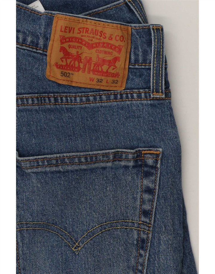 Vaqueros Levi's 502 Tapered para hombre W32 L32 Algodón azul