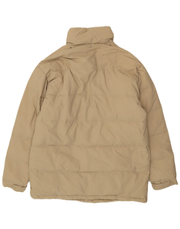 Fila Abrigo acolchado para hombre UK 40 Large Beige Nylon