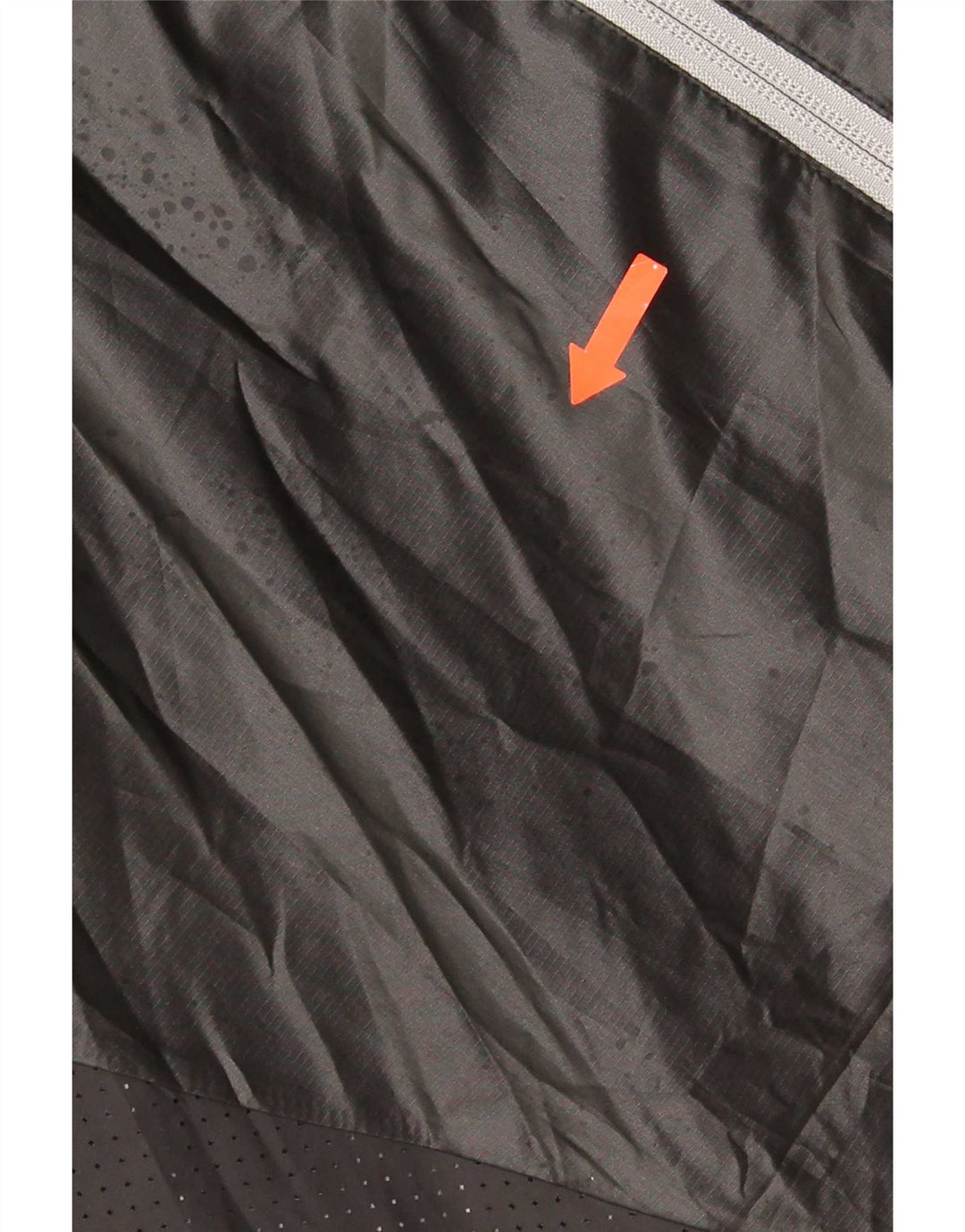 Adidas Chaqueta impermeable para hombre UK 42 XL Negro Colorblock Poliéster