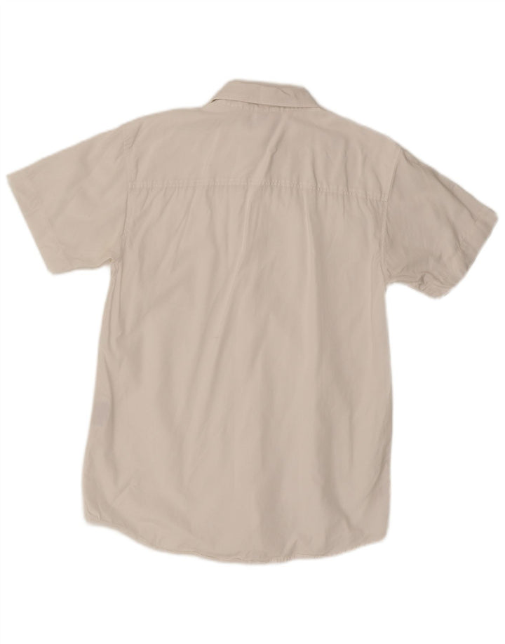 Camisa Levi's Hombre De Manga Corta Small White Cotton