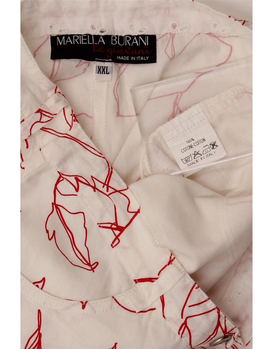 MARIELLA BURANI Pantalones casuales para niña 11-12 años 2XL W26 L22 Blanco
