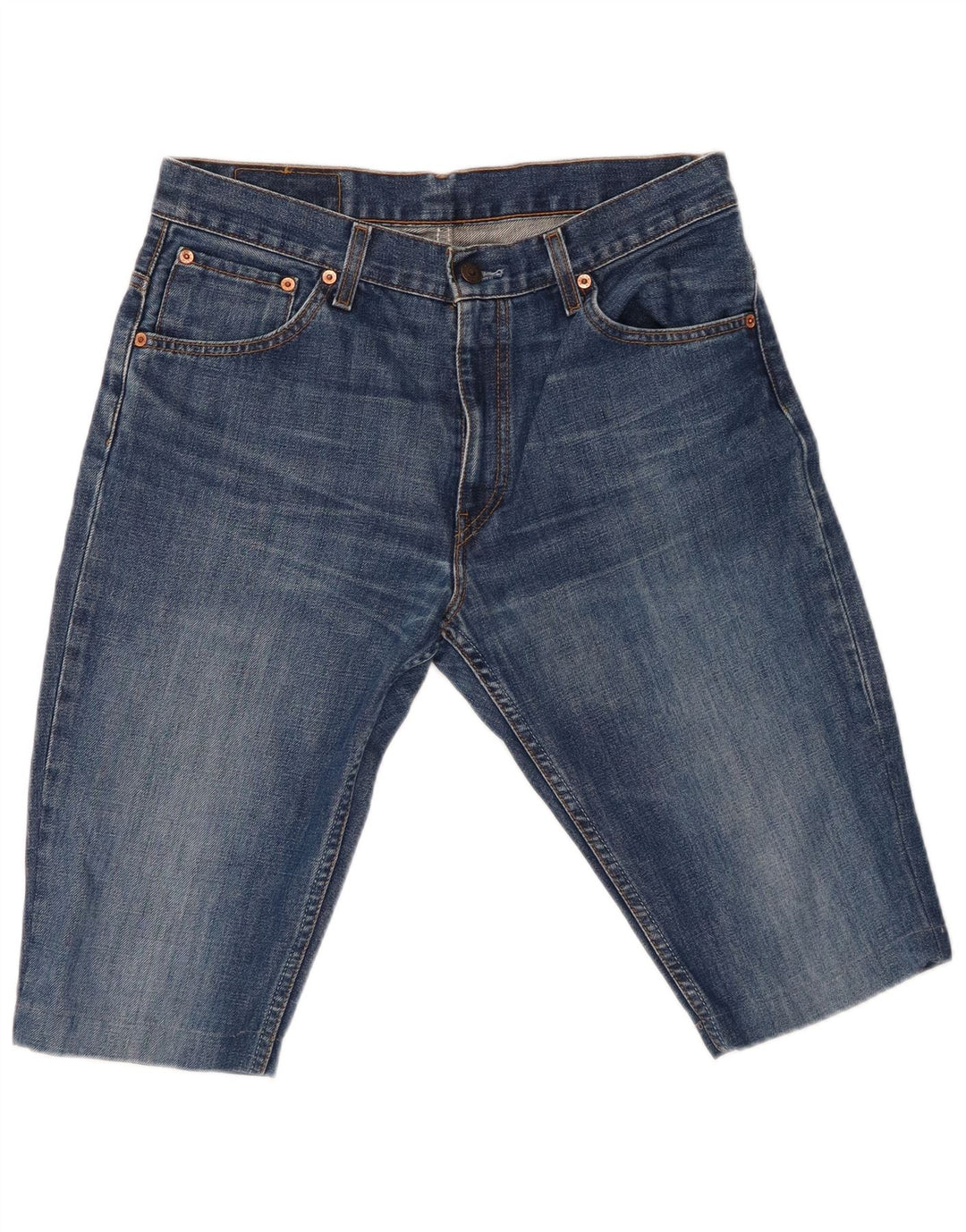 Levi's Mens 516 Shorts De Mezclilla W32 Algodón Azul Medio