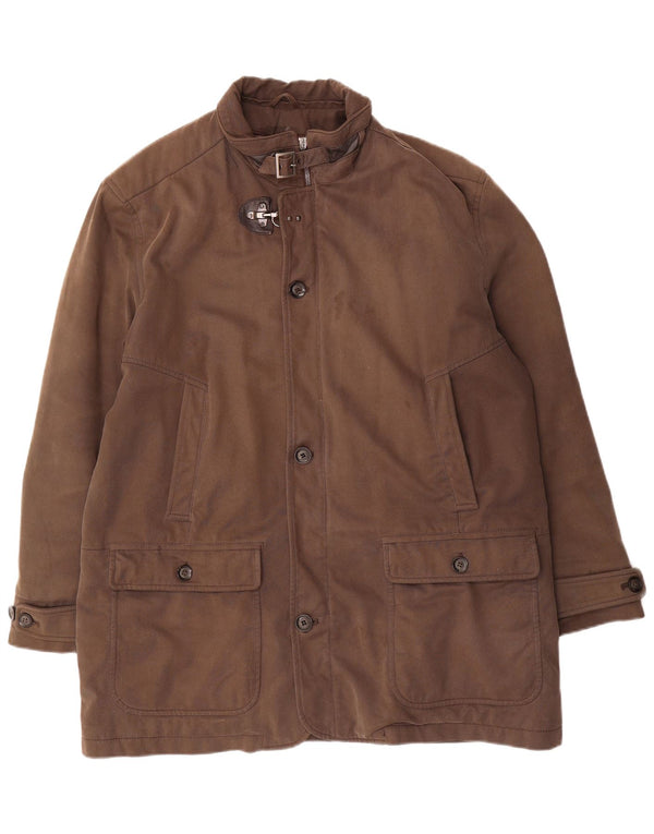 Mabrun Chaqueta utilitaria para hombre IT 56 3XL Algodón marrón