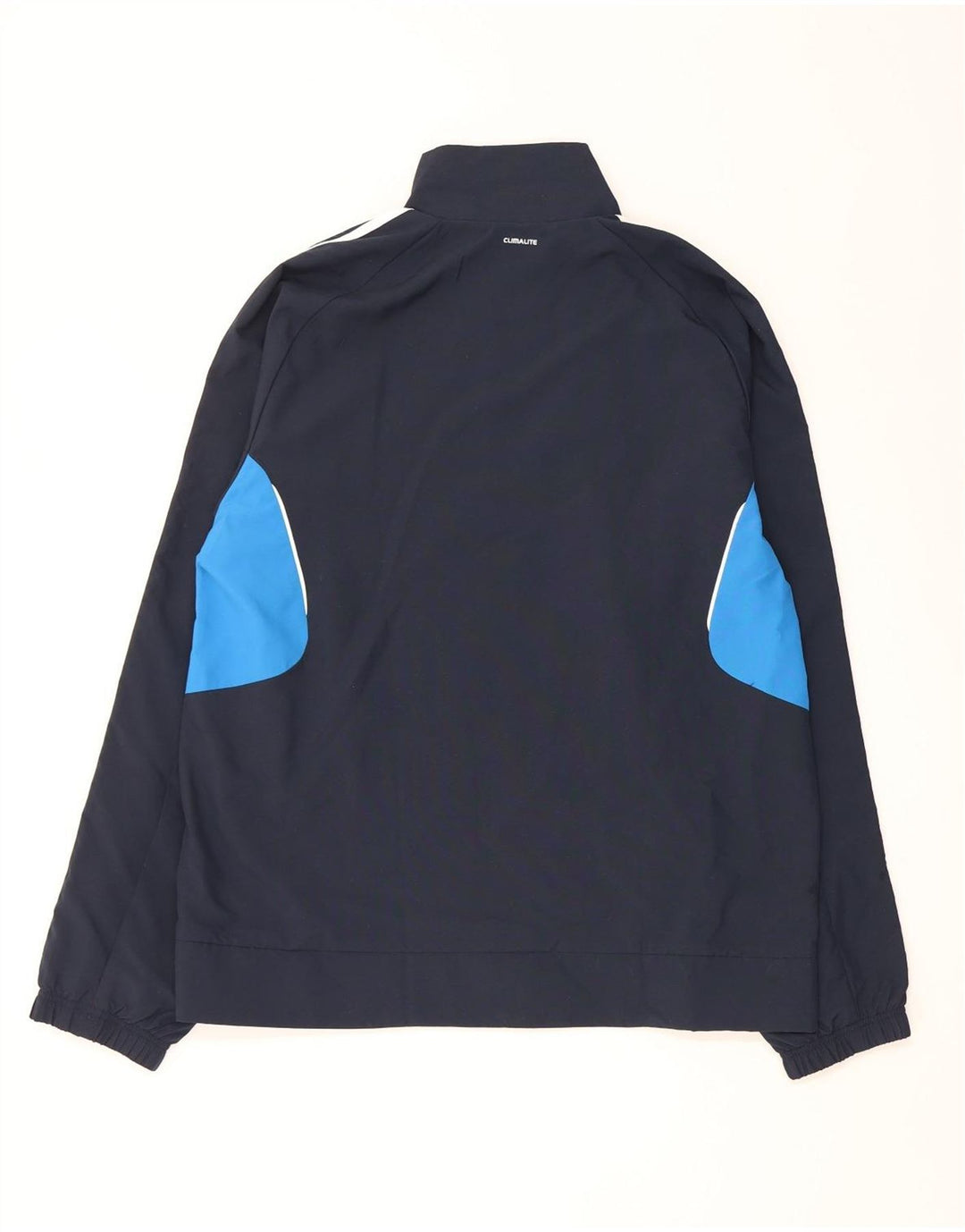 Adidas Mens Climalite Chándal Top Chaqueta Grande Azul Marino Colorblock