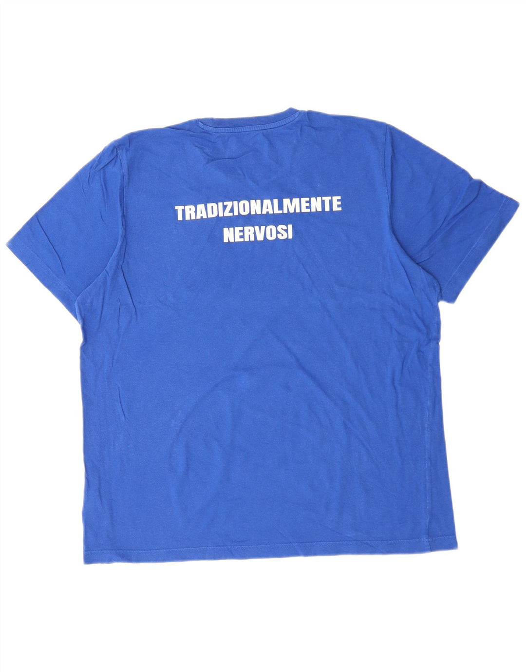 Adidas - Camiseta gráfica para hombre, talla grande, algodón azul
