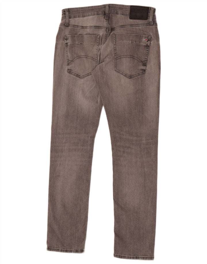 Tommy Hilfiger Vaqueros ajustados para hombre W33 L32 Algodón gris