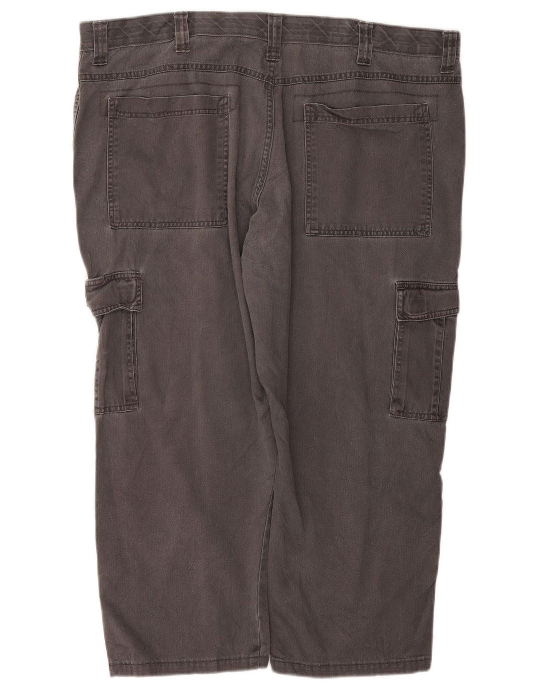 WRANGLER Pantalones cortos cargo rectos para hombre W40 L25 Algodón gris