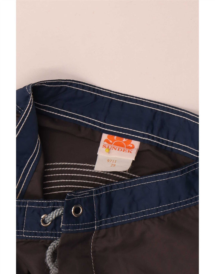 Bañador Sundek Hombre Pequeño Gris Colorblock