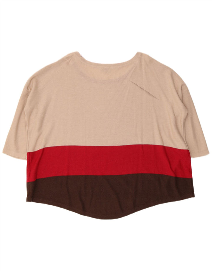 PHASE EIGHT Suéter tipo jersey de gran tamaño con cuello barco para mujer UK 40 Medium Beige