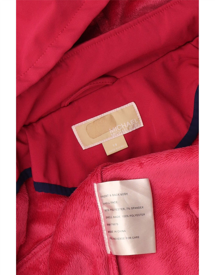 Michael Kors Chaqueta cortavientos con capucha para niña 7-8 años Rosa Poliéster