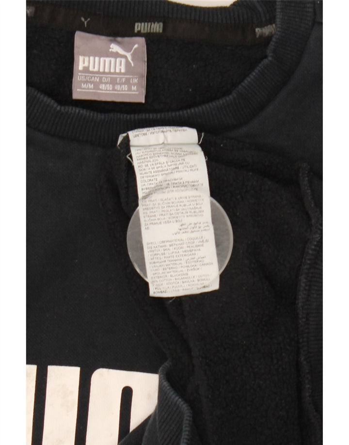 Puma Hombre Sudadera Gráfica Jumper Medium Azul Marino Algodón