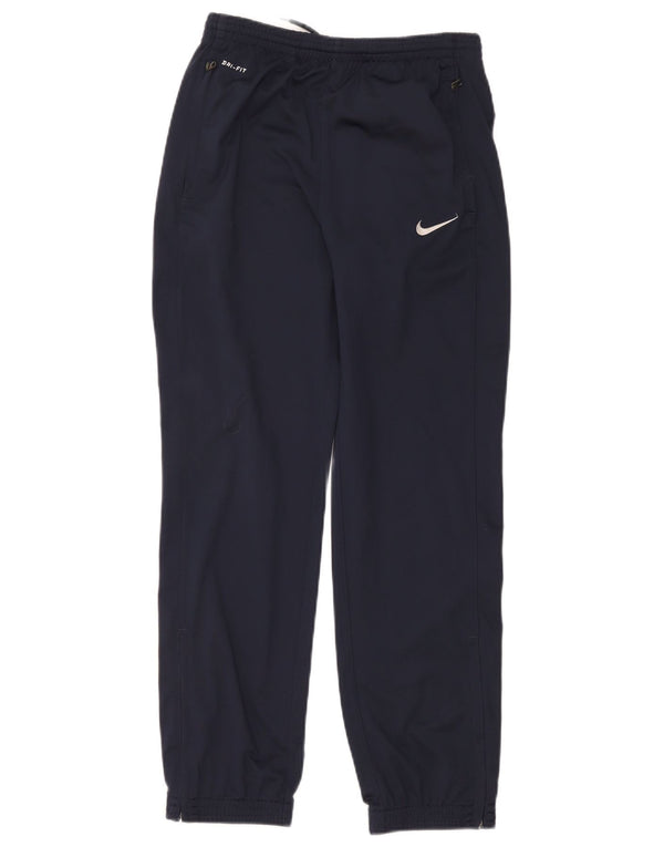Nike Boys Dri Fit Chándal Pantalones Joggers 12-13 años Grande Azul Marino