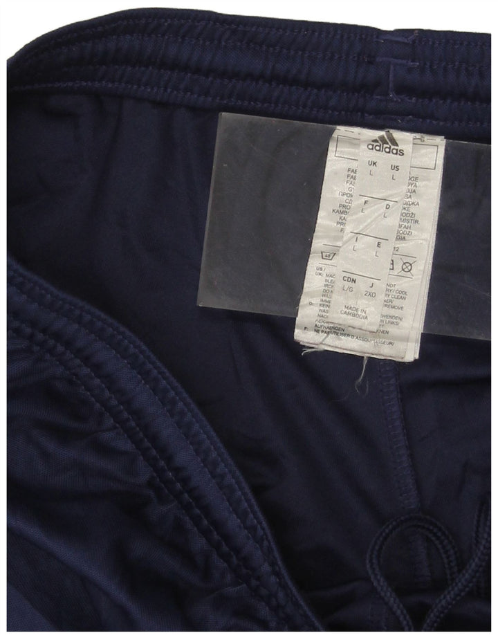 Adidas - Pantalones cortos deportivos Aeroready para mujer, talla 40, talla grande, poliéster, color azul marino