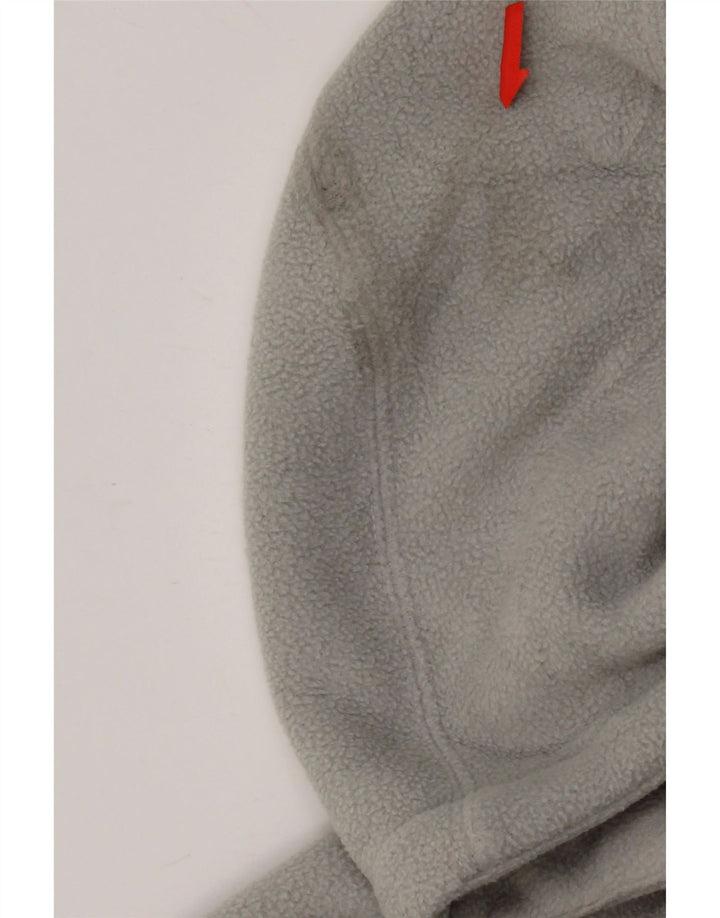 Reebok Chaqueta polar con capucha para hombre UK 42 XL Poliéster gris