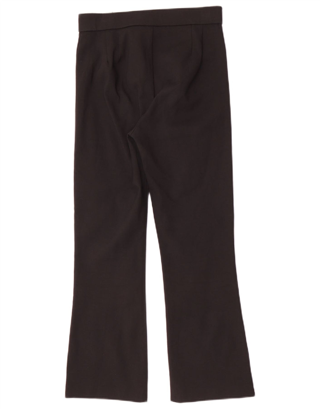 Zara Mujer Pantalón Casual Bootcut Pequeño W26 L25 Negro
