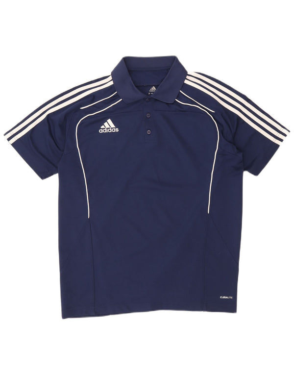 Adidas Mens Climalite Polo UK 44/46 Grande Azul Marino Poliéster