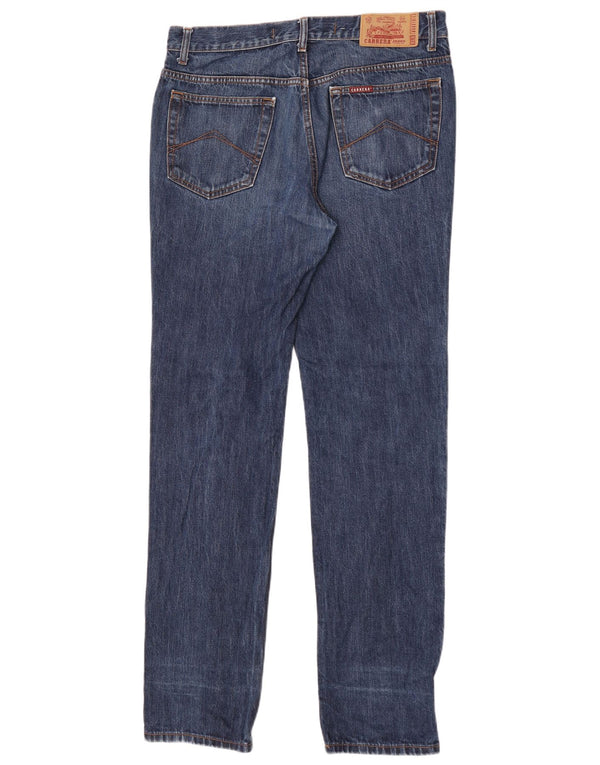 Carrera Mens 700 Regular Straight Jeans IT 50 Grande W34 L34 Algodón Azul