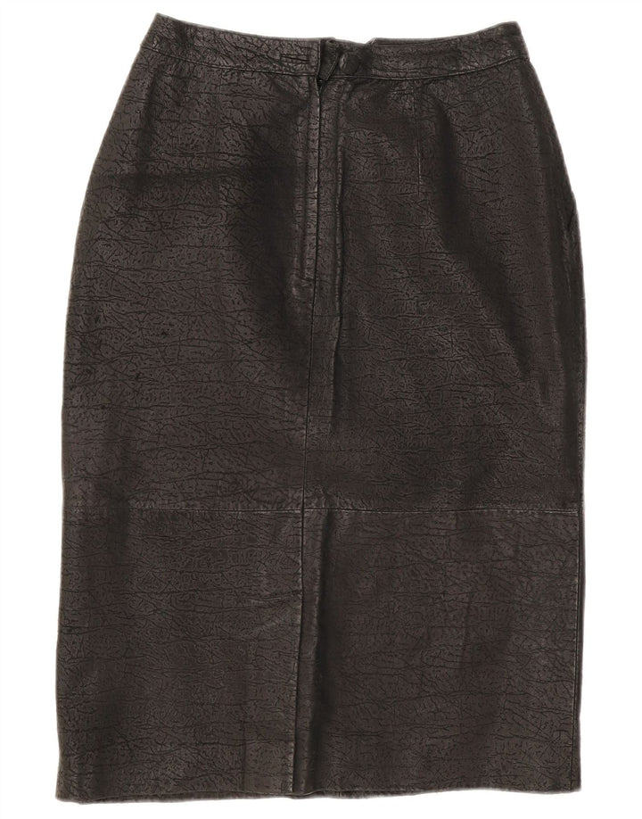 Falda lápiz vintage para mujer EU 38 Mediana W28 Negro
