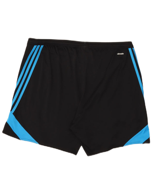 Adidas Mens Climalite Sport Shorts XL Negro Colorblock Poliéster