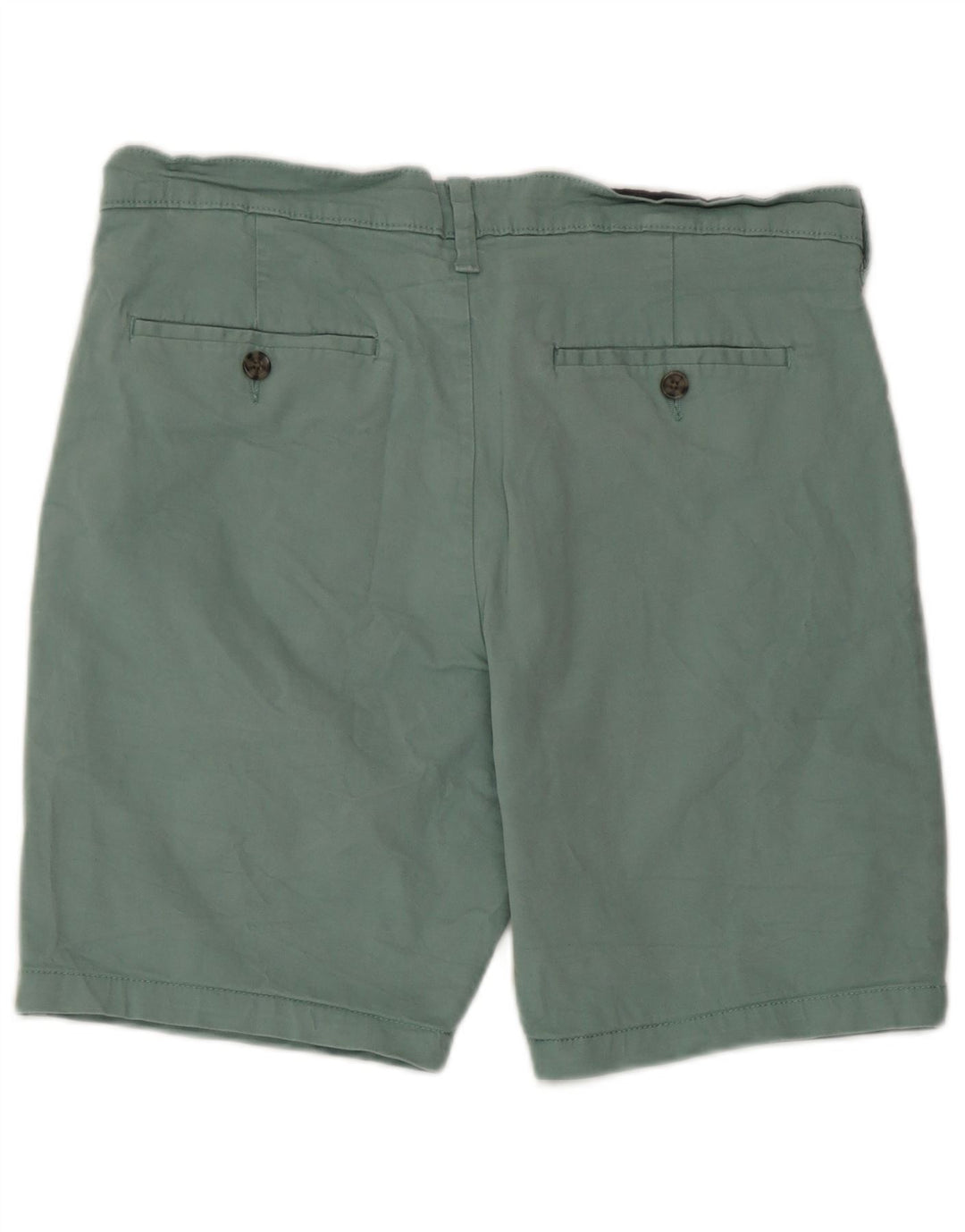 Marks & Spencer Pantalones cortos chinos para hombre W34 Algodón verde grande