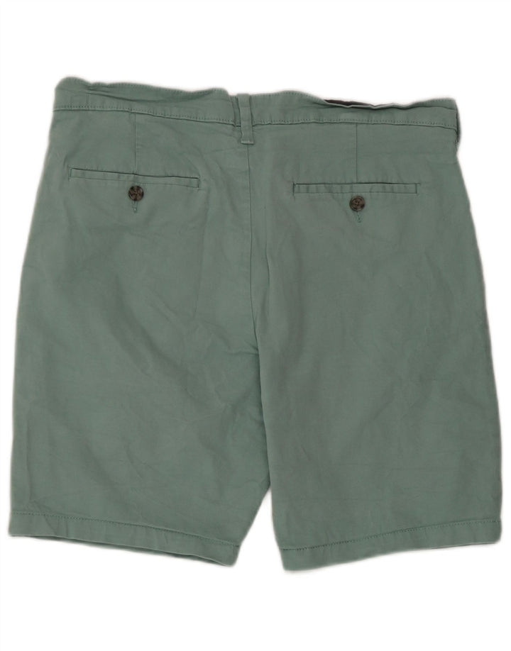 Marks & Spencer Pantalones cortos chinos para hombre W34 Algodón verde grande