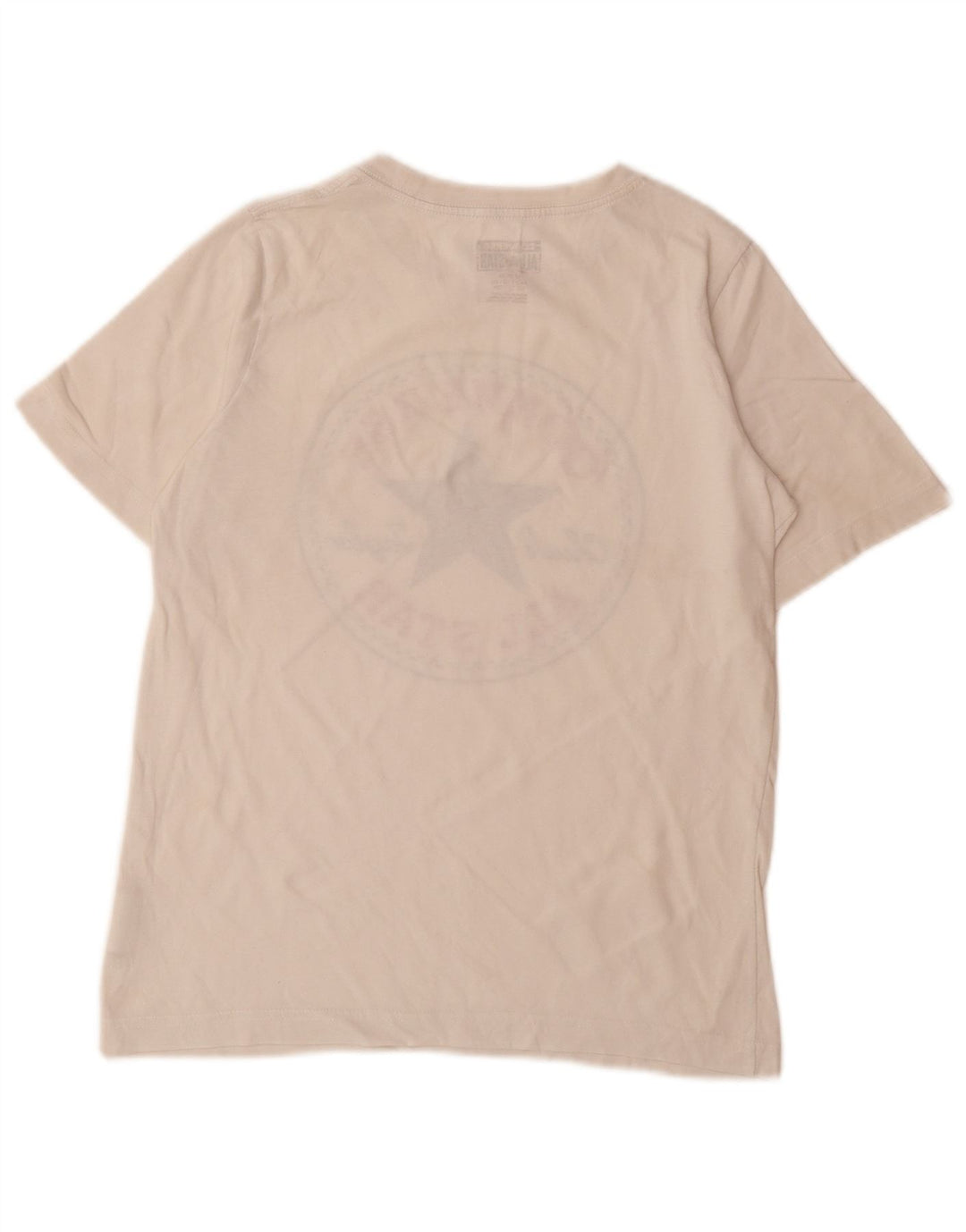 CONVERSE Camiseta gráfica para niño 10-11 años Mediano Blanco Algodón