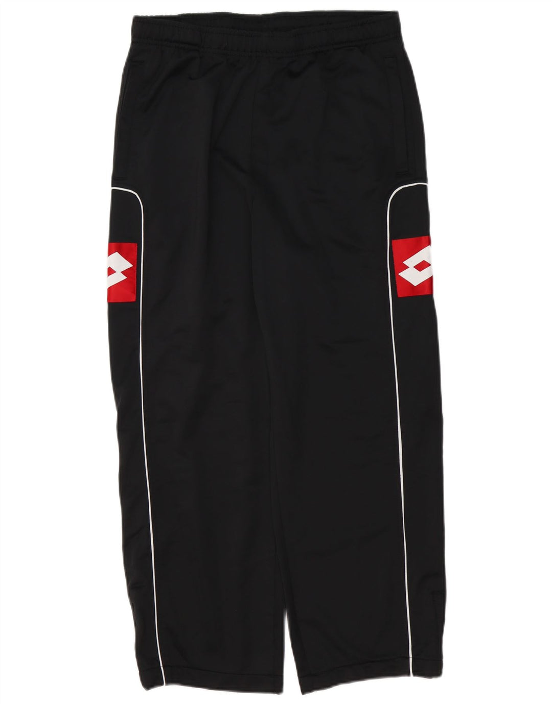 Lotto Hombre Pantalones De Chándal Gráficos Poliéster Color Block Mediano Negro