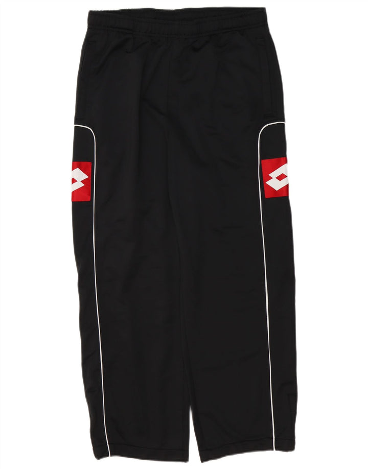 Lotto Hombre Pantalones De Chándal Gráficos Poliéster Color Block Mediano Negro