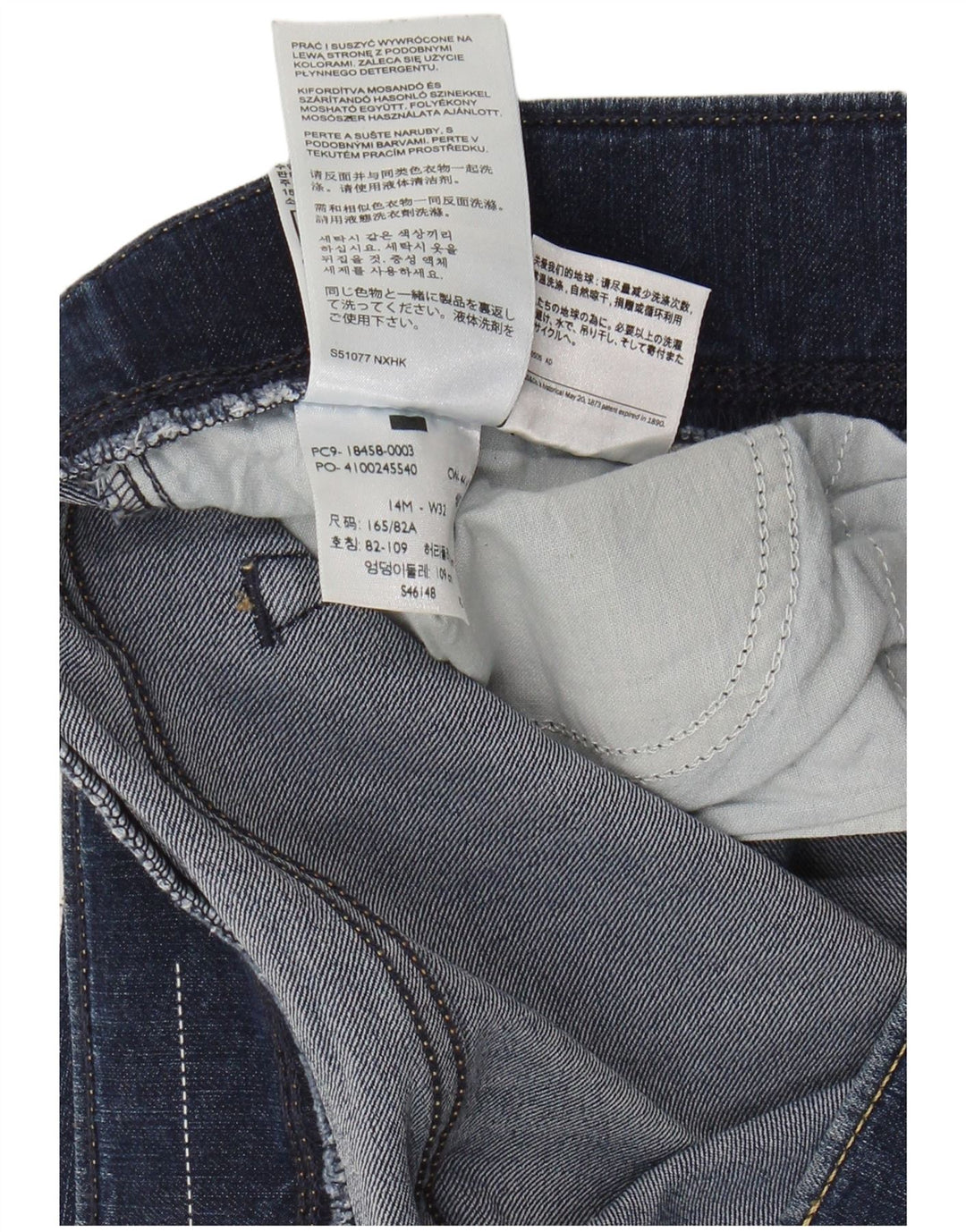 LEVI'S Jeans ajustados para mujer US 14 XL W32 L29 Algodón azul