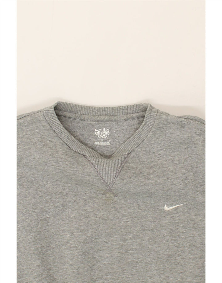NIKE Mens Sweatshirt Jumper Medium Grey Cotton Vintage Nike and Second-Hand Nike from Messina Hembry 