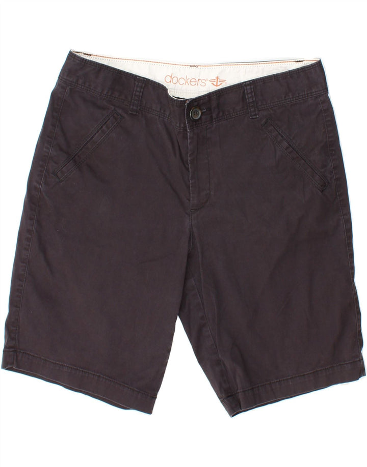 DOCKERS Womens Chino Shorts US 10 Large W30 Black Cotton Vintage Dockers and Second-Hand Dockers from Messina Hembry 