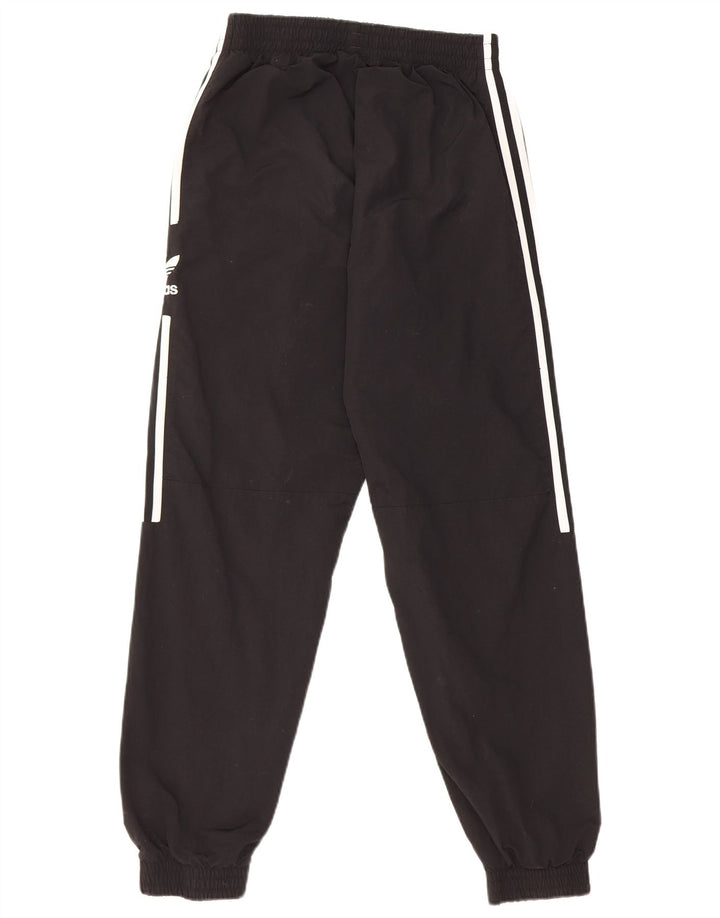 Adidas Hombre Pantalones De Chándal Joggers Small Negro Nylon