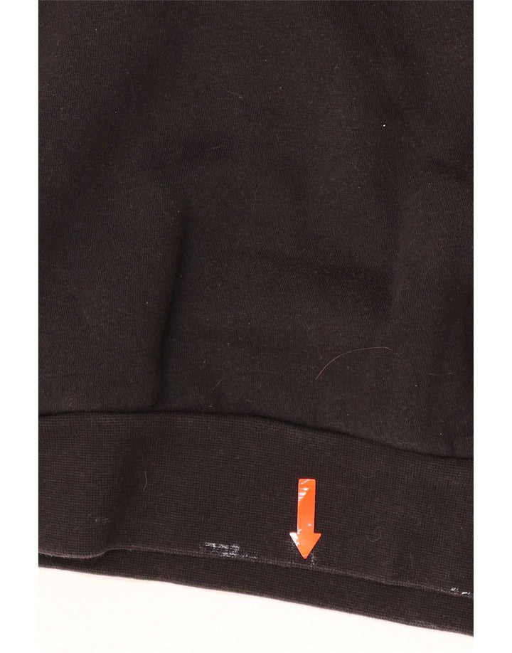 Adidas Hombre Sudadera Gráfica Jumper Medium Negro Algodón