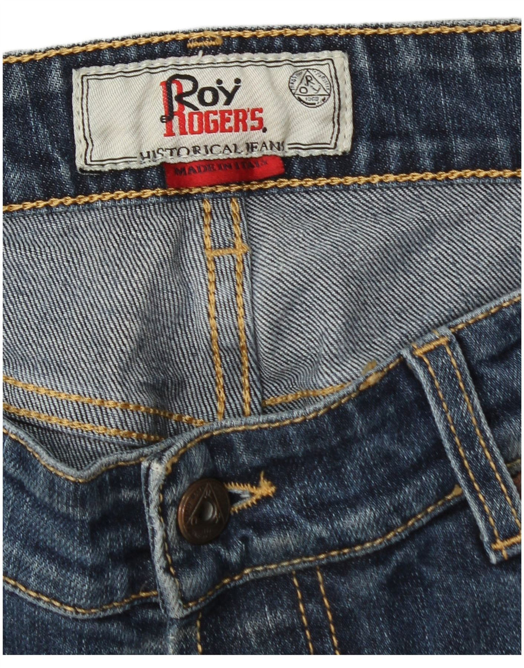 Roy Rogers Vaqueros ajustados para hombre W32 L27 azul