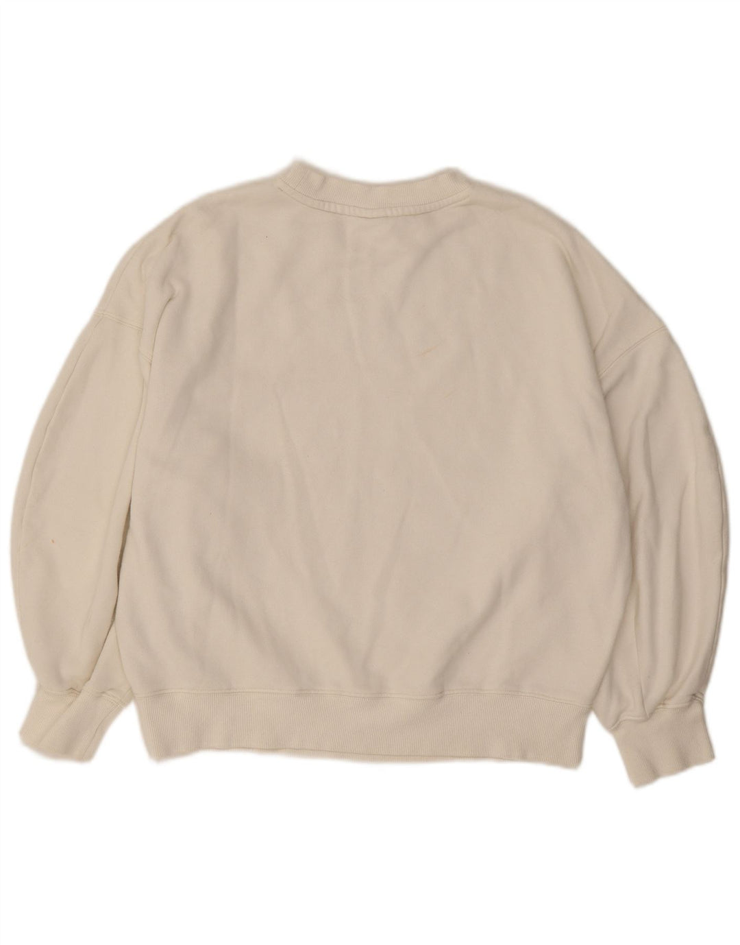 Puma - Sudadera extragrande para mujer, talla 10, algodón blanco pequeño