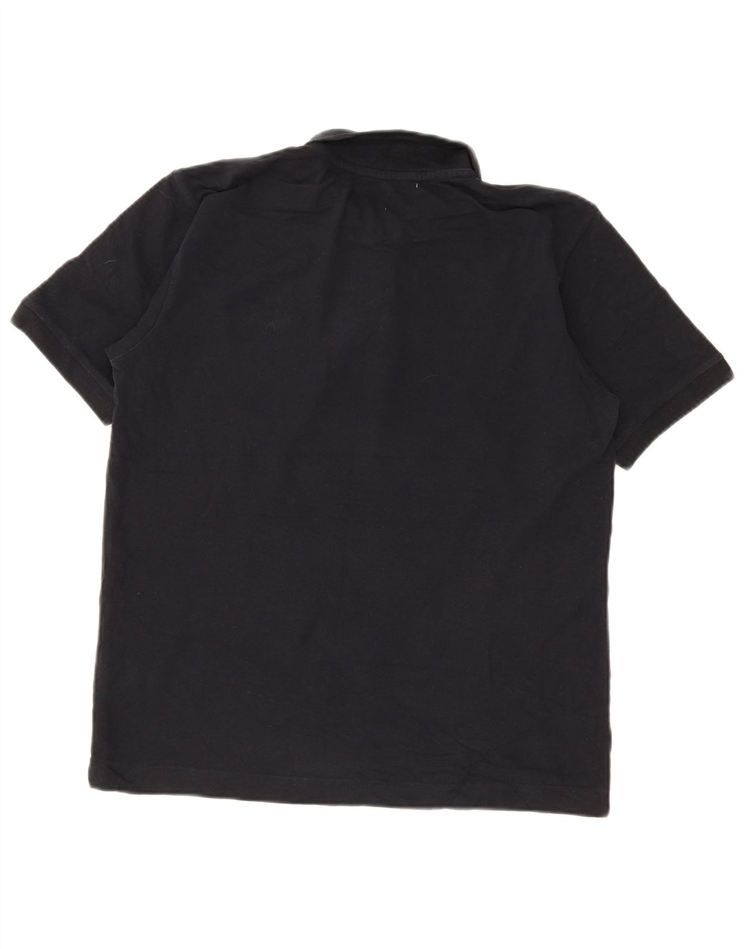 Kappa Polo Hombre Medium Negro Algodón