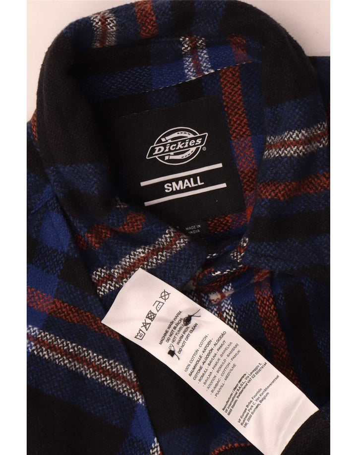Dickies Camisa De Franela Para Hombre Algodón A Cuadros Azul Marino Pequeño