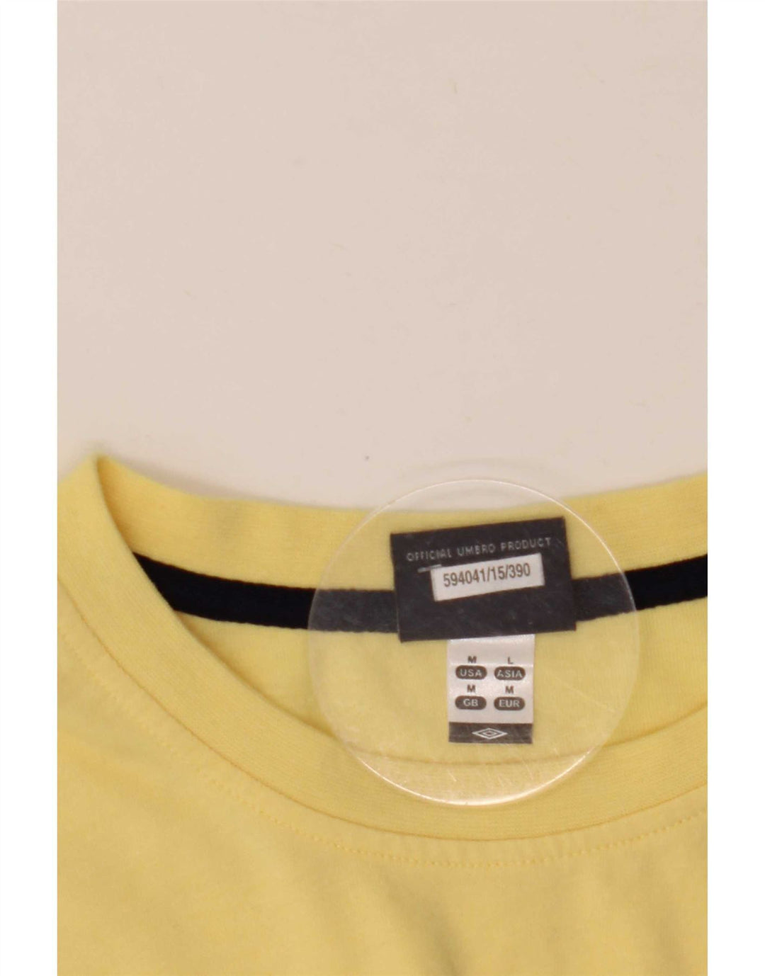 Camiseta Umbro Hombre Top Medium Amarillo Poliéster