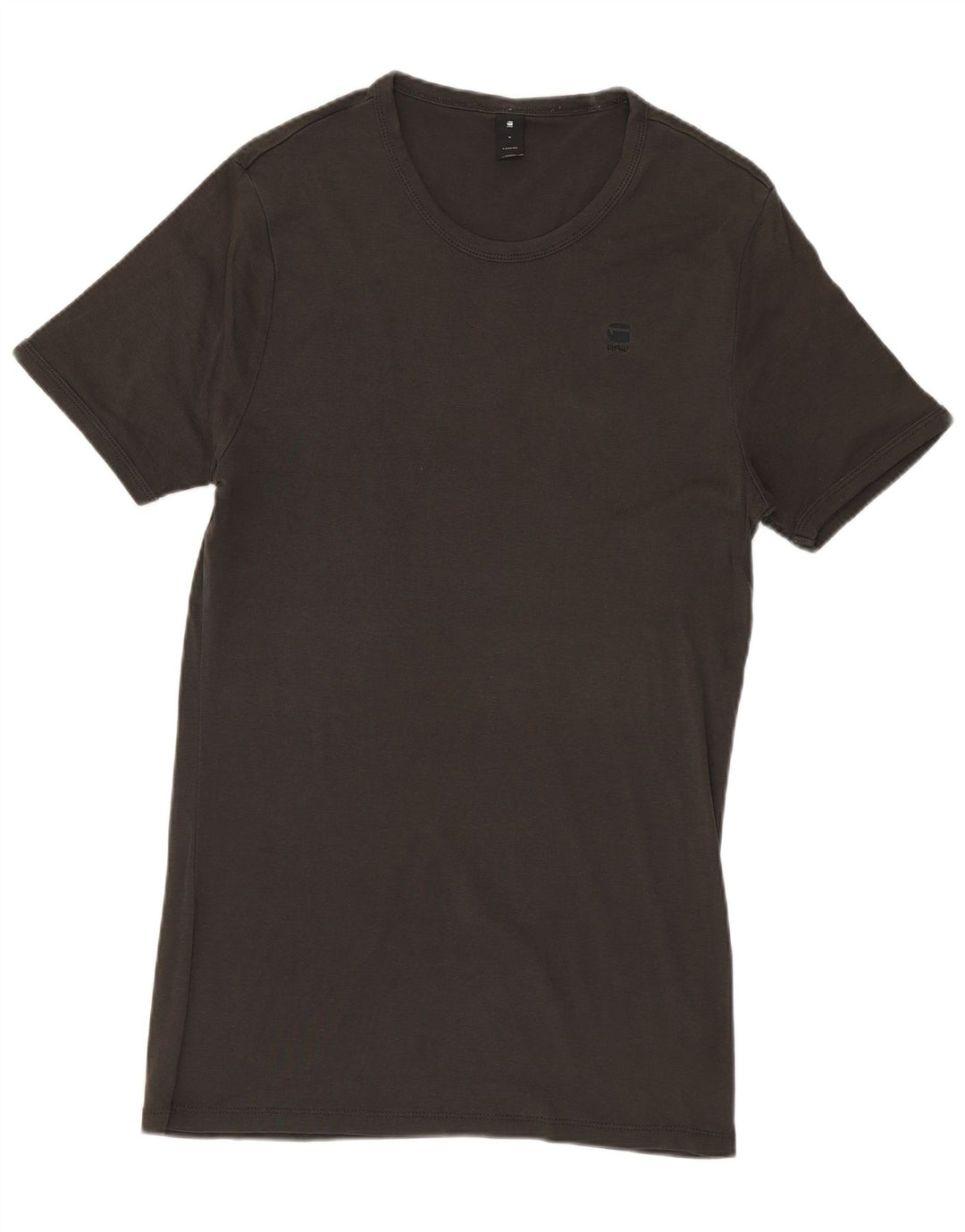 G-STAR Hombre Camiseta Top Algodón Gris Medio